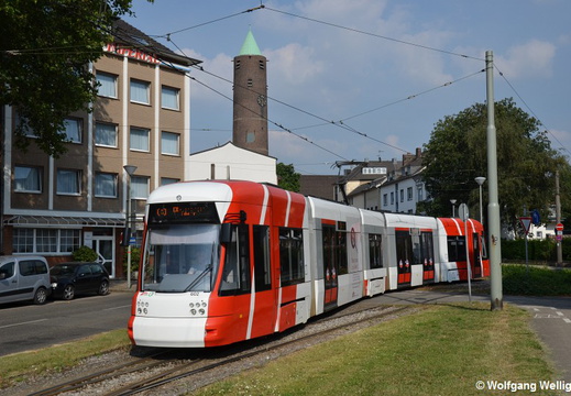 Straßenbahn Krefeld, 602, Uerdingen Bf.